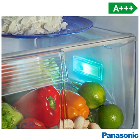Refrigerador Bottom Freezer Panasonic de 02 Portas Frost Free com 425 Litros e Painel Easy Touch Aço Escovado - BB5