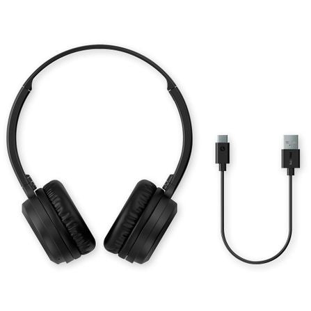Fone de Ouvido Bluethooth Philips TAH1108BK/55 Headphone Preto Dobrável com Microfone