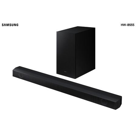 Soundbar Samsung HWB555, 2.1 Canais Wireless, Dolby Digital 2.0, Modo Game, Multiconexão por Bluetooth