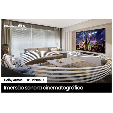 Soundbar Samsung HWQ600C, 3.1.2 Canais , Dolby Atmos + DTS:X, Acoustic Beam, Modo Game Pro