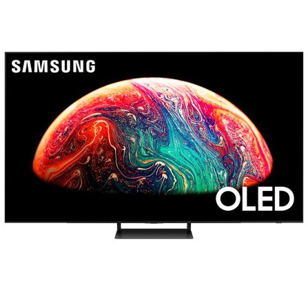 Samsung Smart TV 55” Polegadas OLED 4K 55S90C 2023, Painel de Pontos Quânticos, 144hz, Processador com IA