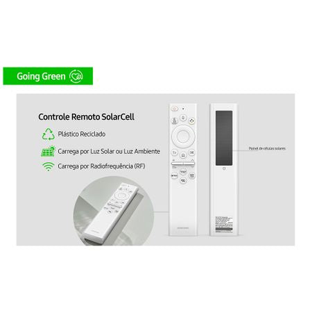 Smart TV Samsung The Frame QLED 4K 55'' Polegadas 55LS03B com Design Slim, Conexão Única e Wi-Fi