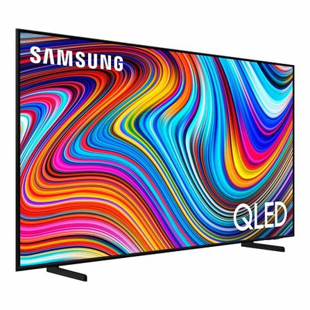 Smart TV Samsung QLED 4K 55" Polegadas 55Q60C com WiFi, Bluetooth, Controle Remoto e Design Slim