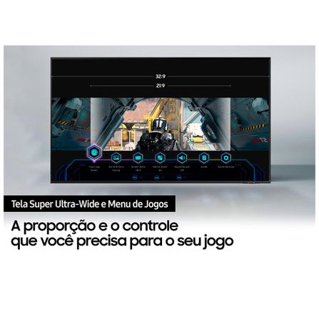 Smart TV Samsung QLED 4K 55" Polegadas 55Q60C com WiFi, Bluetooth, Controle Remoto e Design Slim