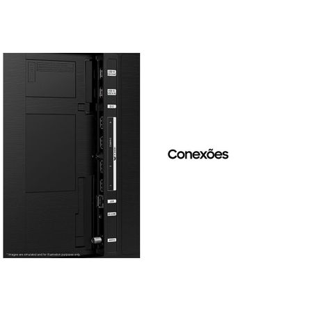 Smart TV Samsung Neo QLED 4K 55” Polegadas 55QN85CA com Mini Led, Painel 120hz, Dolby Atmos e Alexa built in