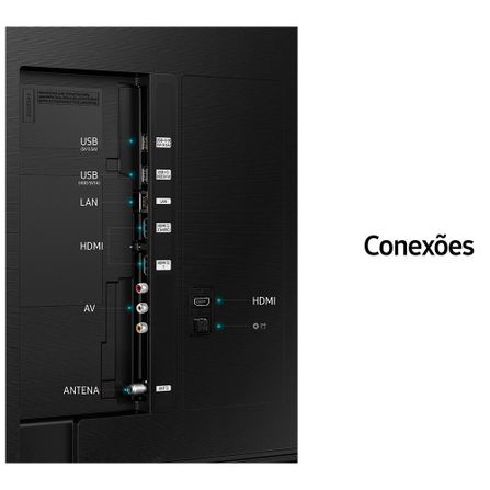 Smart TV Samsung QLED 4K 65" Polegadas 65Q60C com WiFi, Bluetooth, Controle Remoto e Design Slim