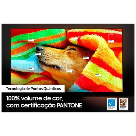 Smart TV Samsung QLED 4K 65" Polegadas 65Q60C com WiFi, Bluetooth, Controle Remoto e Design Slim