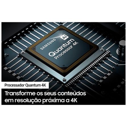 Smart TV Samsung QLED 4K 75" Polegadas com WiFi, Bluetooth, Controle Remoto e Design Slim - QN75Q70