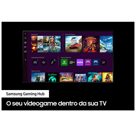 Smart TV Samsung QLED 4K 85" Polegadas com WiFi, Bluetooth, Controle Remoto e Design Slim - QN85Q70
