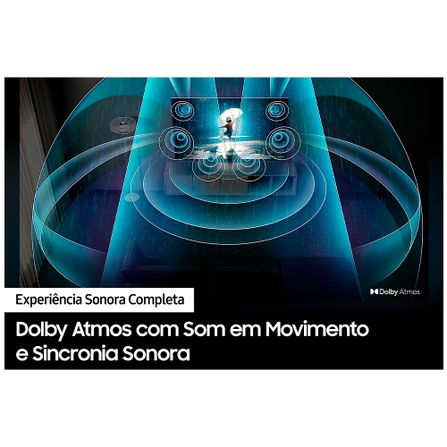 Smart TV Samsung Neo QLED 4K 85" Polegadas 85QN85CA com Mini Led, Painel 120hz, Dolby Atmos e Alexa built in