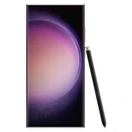 Smartphone Samsung Galaxy S23 Ultra 5G Violeta, 256GB, 12GB RAM e Câmera Quádrupla de 200MP +12MP + 10MP + 10MP