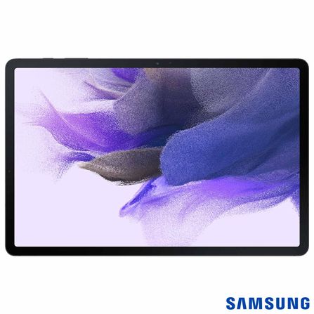 Tablet Samsung Galaxy Tab S7 FE Preto com 12,4", 128GB, 4G, Android 11, Snapdragon 750G - SM7225