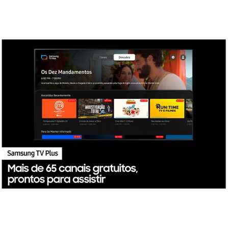 Smart TV Samsung Crystal UHD 4K 65" Polegadas 65CU8000 com Painel Dynamic Crystal Color, Design AirSlim e Alexa bui