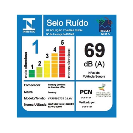 Aspirador Robô Samsung Jet BotTM AI+ com Capacidade de 2,5 Litros com Filtro - VR50T95735W