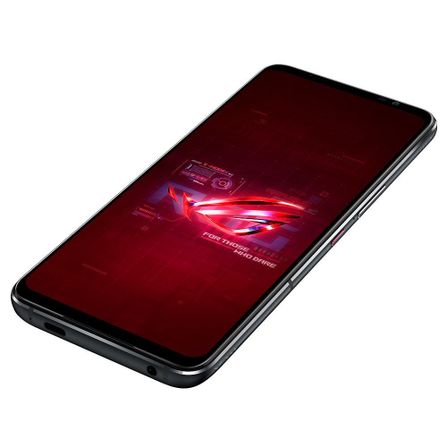 Smartphone Asus Rog Phone 6 Gamer Preto com 256GB, 5G, 8GB RAM e Câmera Tripla 50MP+12MP+5MP