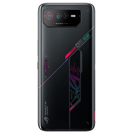 Smartphone Asus Rog Phone 6 Gamer Preto com 256GB, 5G, 8GB RAM e Câmera Tripla 50MP+12MP+5MP
