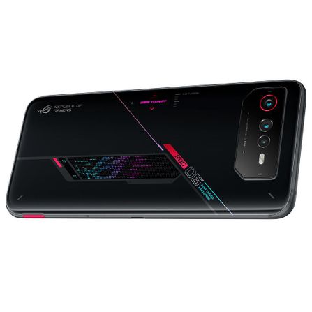 Smartphone Asus Rog Phone 6 Gamer Preto com 256GB, 5G, 8GB RAM e Câmera Tripla 50MP+12MP+5MP