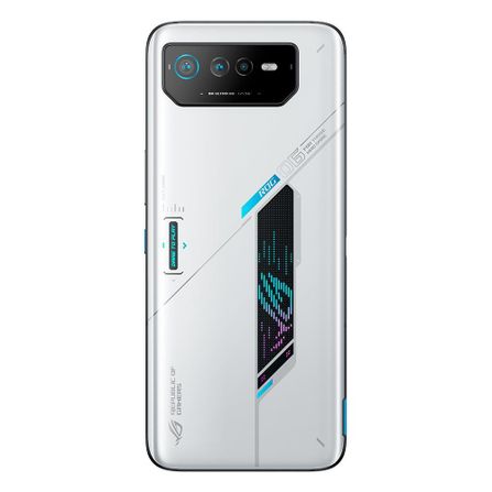 Smartphone Gamer ROG Phone 6 White Asus, Tela 6,78" White, 8GB, 256GB, Câmera Tripla 50MP+13MP+5MP - AI22011D048BR