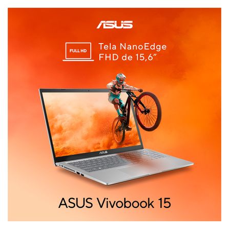 Notebook Asus Vivo Book 15, Intel Core i5 1135G7, 8GB, 512GB SSD, Tela de 15,6", Windows 11 - X1500EA-EJ3670W