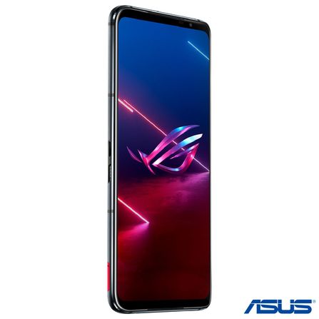 ROG Phone 5s Asus Gamer, Tela 6,78" AMOLED 144 Hz/1ms, 5G, 12GB, 256GB, Câmera Tripla 64MP+13MP+5MP - ZS676KS-1A020