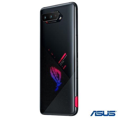 ROG Phone 5s Asus Gamer, Tela 6,78" AMOLED 144 Hz/1ms, 5G, 12GB, 256GB, Câmera Tripla 64MP+13MP+5MP - ZS676KS-1A020