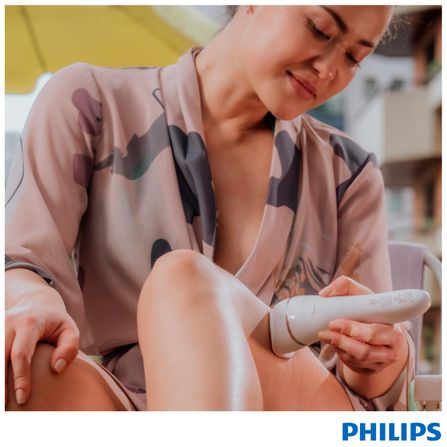 Depilador Elétrico Phillips Satinelle para uso Molhado com 01 Velocidade Branco com detalhes em Chumbo - BRE700/00