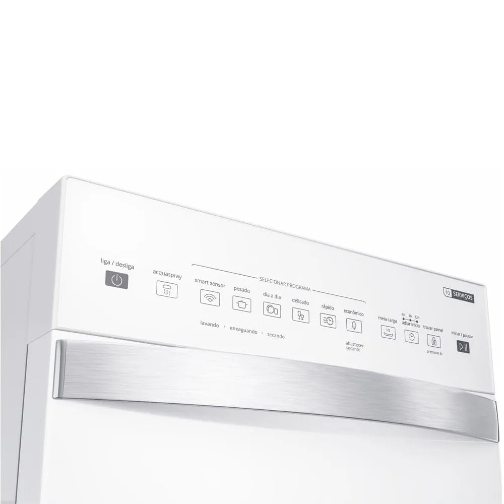 Lava-Louças 10 Serviços Brastemp Branca com Ciclo Pesado - BLF10BB