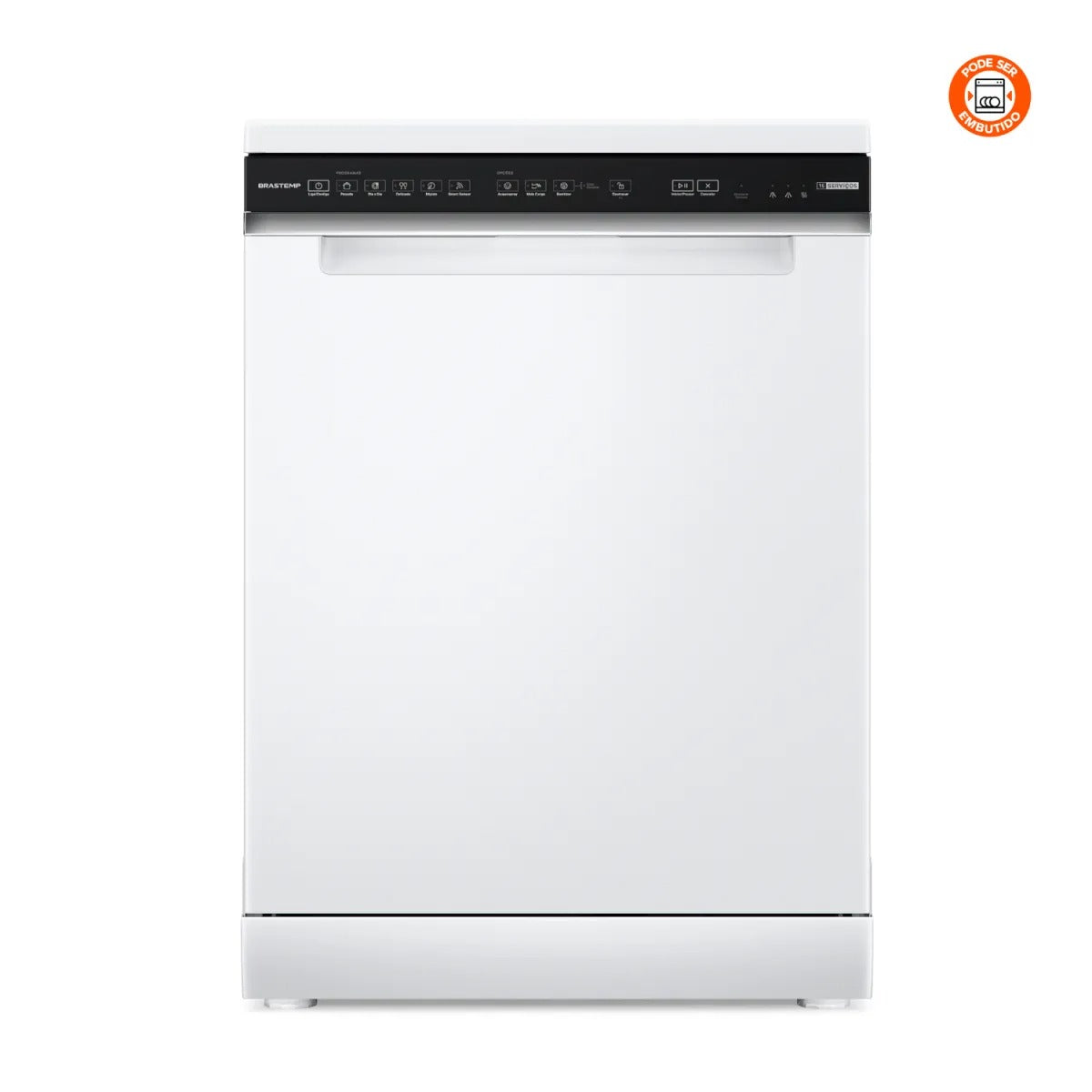 Lava-louças 15 Serviços Brastemp Branca com Smart Sensor - BLF61AB