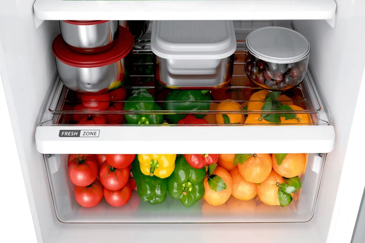 Geladeira Brastemp Frost Free Duplex 375 litros cor Inox com Espaço Adapt - BRM45JK