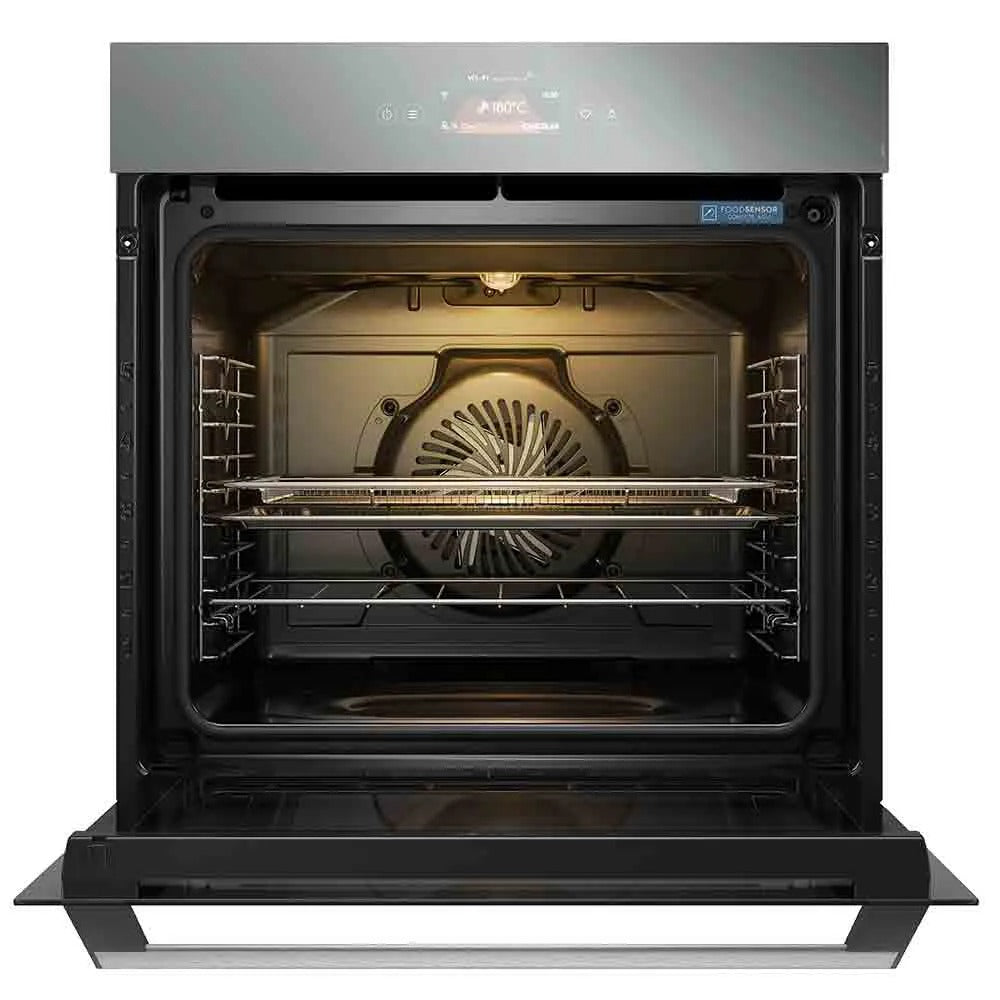 Forno de Embutir Elétrico Electrolux com 80 Litros de Capacidade, Time e Convecção, Espelhado - OE9XS