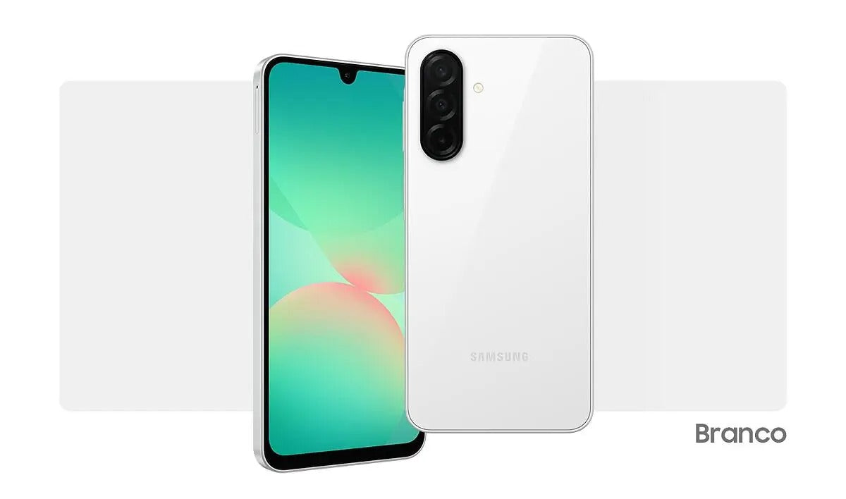 Celular Samsung Galaxy A26 5G 256GB, 8GB RAM, Câmera de 50MP, IP67, Tela Super AMOLED 6.7", NFC