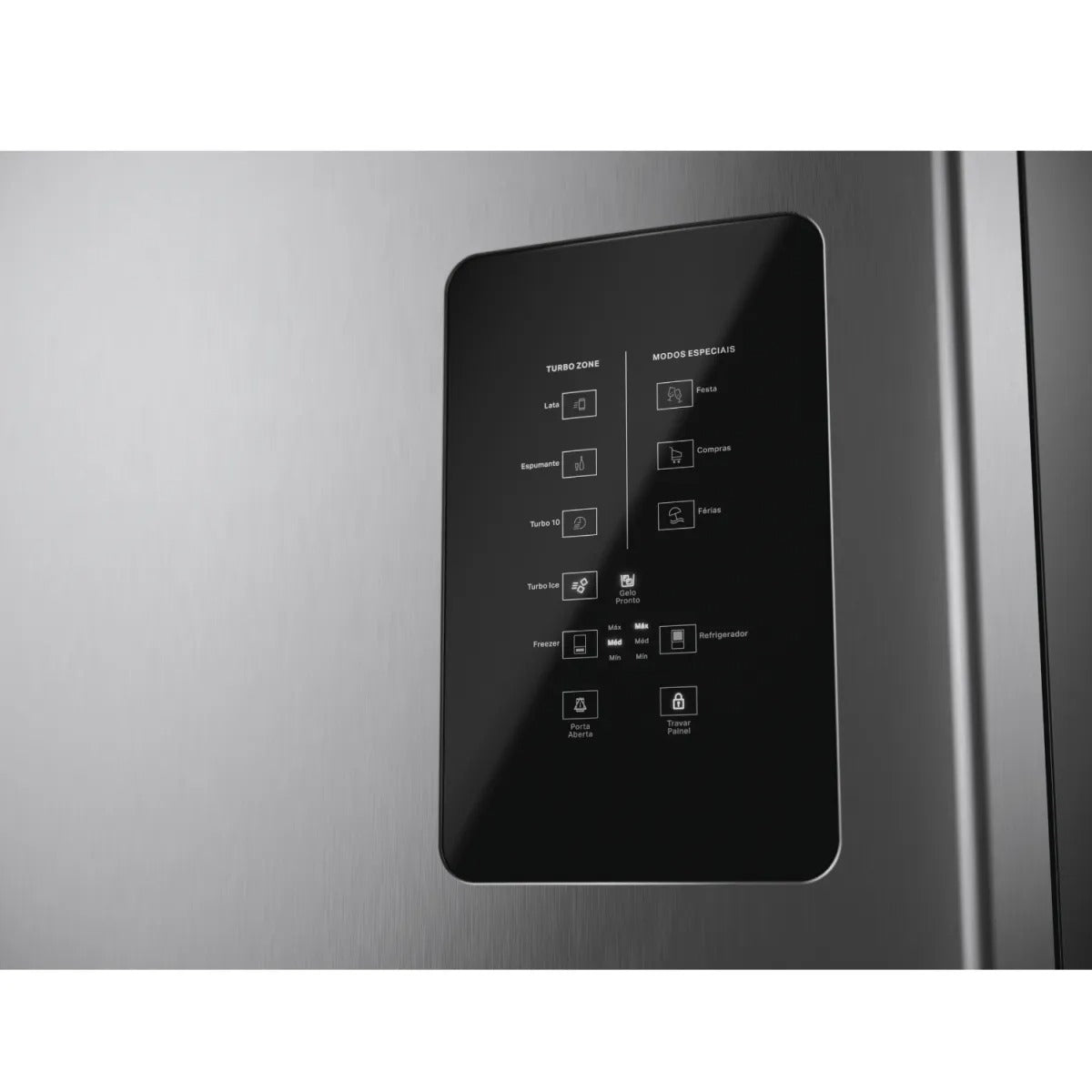 Geladeira Brastemp Frost Free Inverse 588 litros cor Inox com Smart Bar - BRE85AK