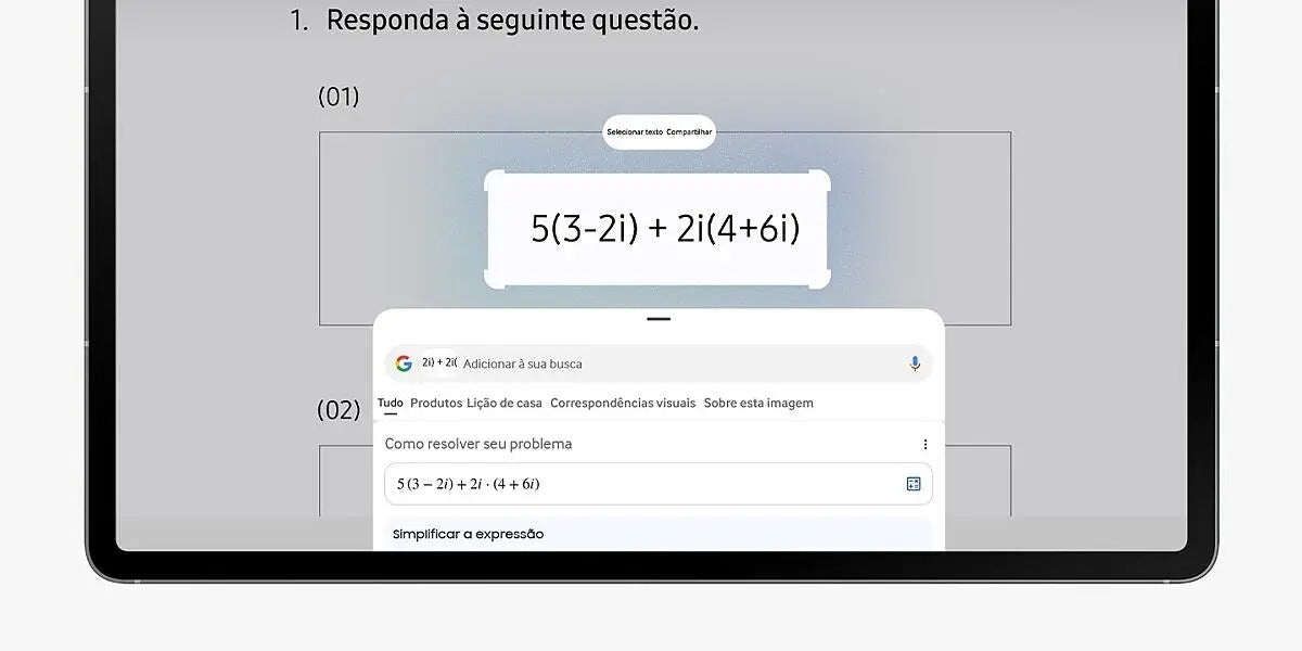 Tablet Samsung Galaxy, S10 FE, 128GB, 8GB RAM, Tela Imersiva 10.9", 90Hz, Wifi 6, IP68, Android 15 - SM-X520NLBDZTO