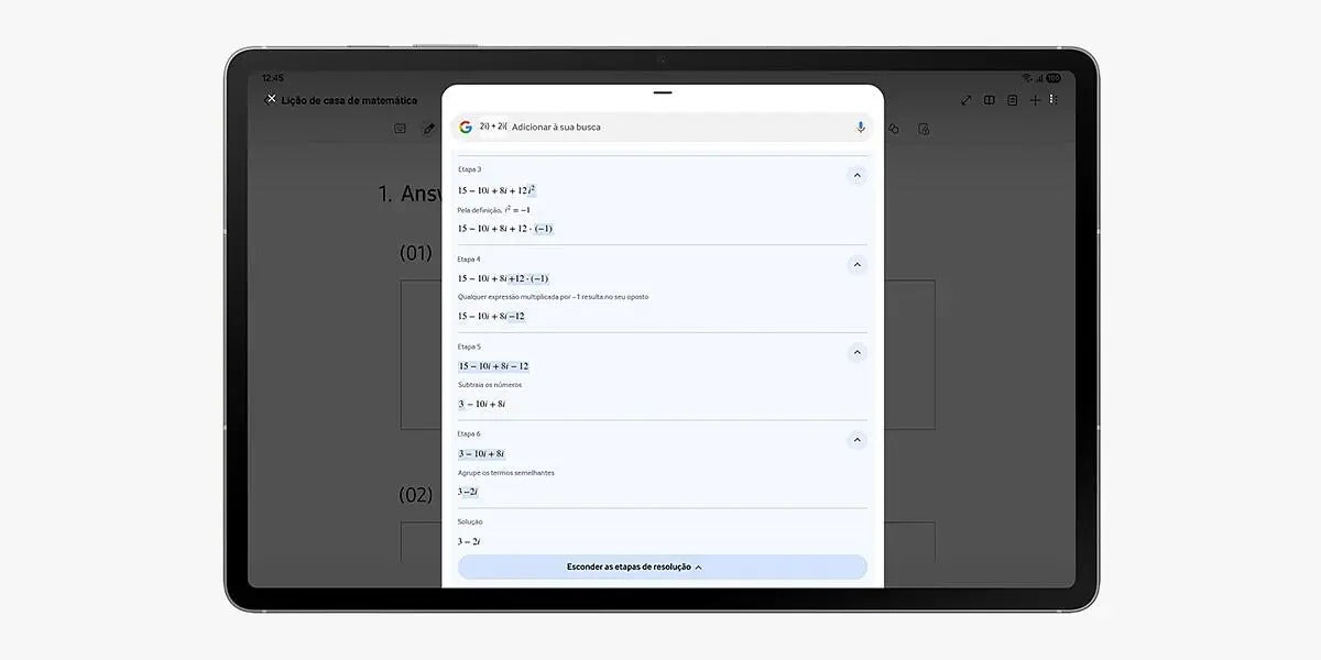 Tablet Samsung Galaxy, S10 FE, 128GB, 8GB RAM, Tela Imersiva 10.9", 90Hz, Wifi 6, IP68, Android 15 - SM-X520NLBDZTO