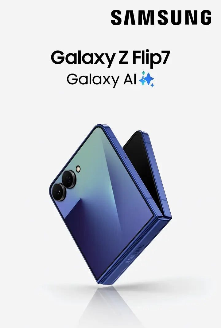 Celular Samsung Galaxy Z Flip7 5G JetBlack, 512GB, 12GB RAM e Câmera Dupla de 50MP+12MP