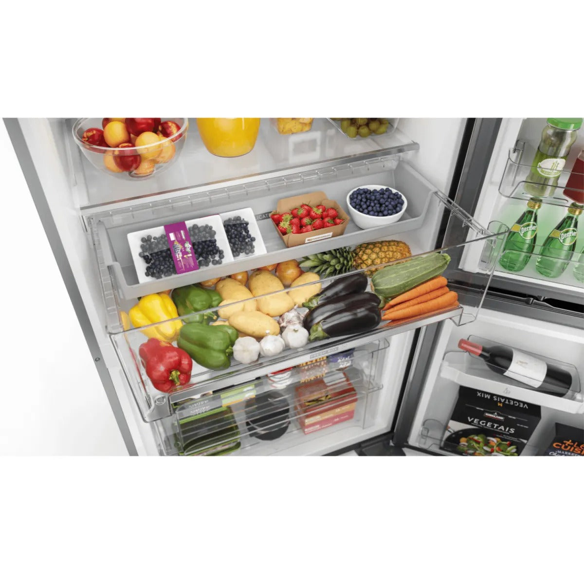 Geladeira Brastemp Frost Free Inverse 588 litros cor Inox com Smart Bar - BRE85AK