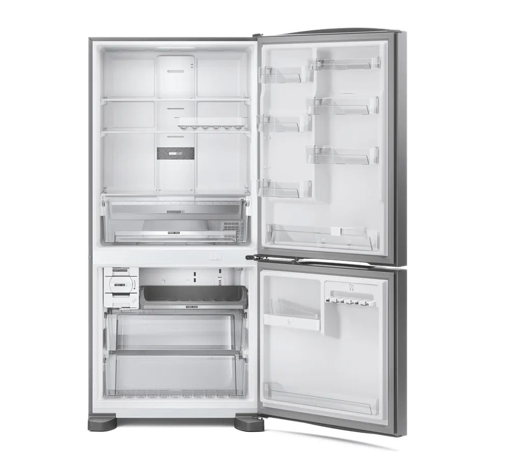 Geladeira Brastemp Frost Free Inverse 588 litros cor Inox com Smart Bar - BRE85AK
