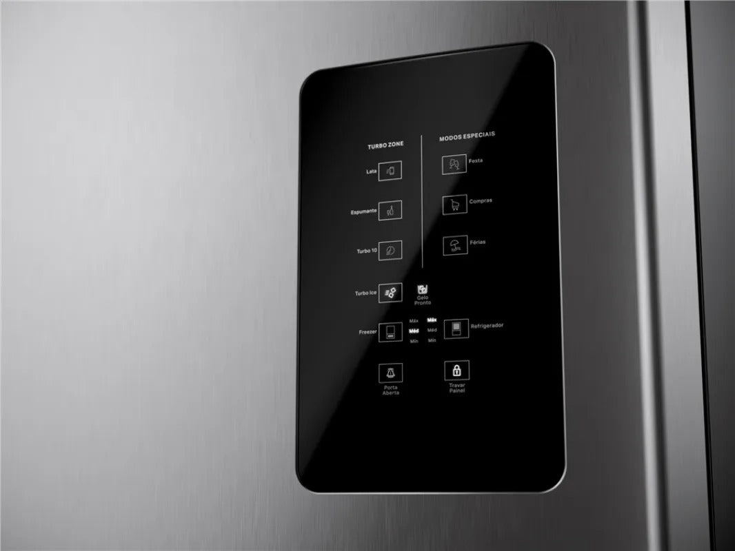 Geladeira Brastemp Frost Free Inverse 588 litros cor Inox com Smart Bar - BRE85AK