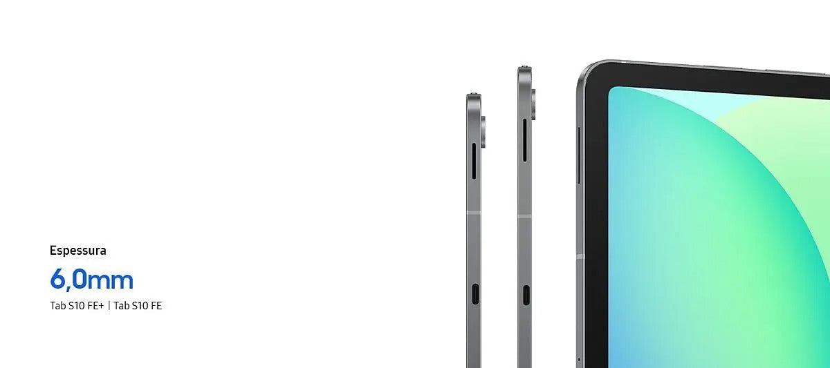 Tablet Samsung Galaxy, S10 FE, 128GB, 8GB RAM, Tela Imersiva 10.9", 90Hz, Wifi 6, IP68, Android 15 - SM-X520NLBDZTO