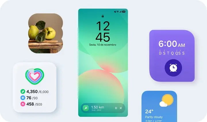 Celular Samsung Galaxy A26 5G 256GB, 8GB RAM, Câmera de 50MP, IP67, Tela Super AMOLED 6.7", NFC