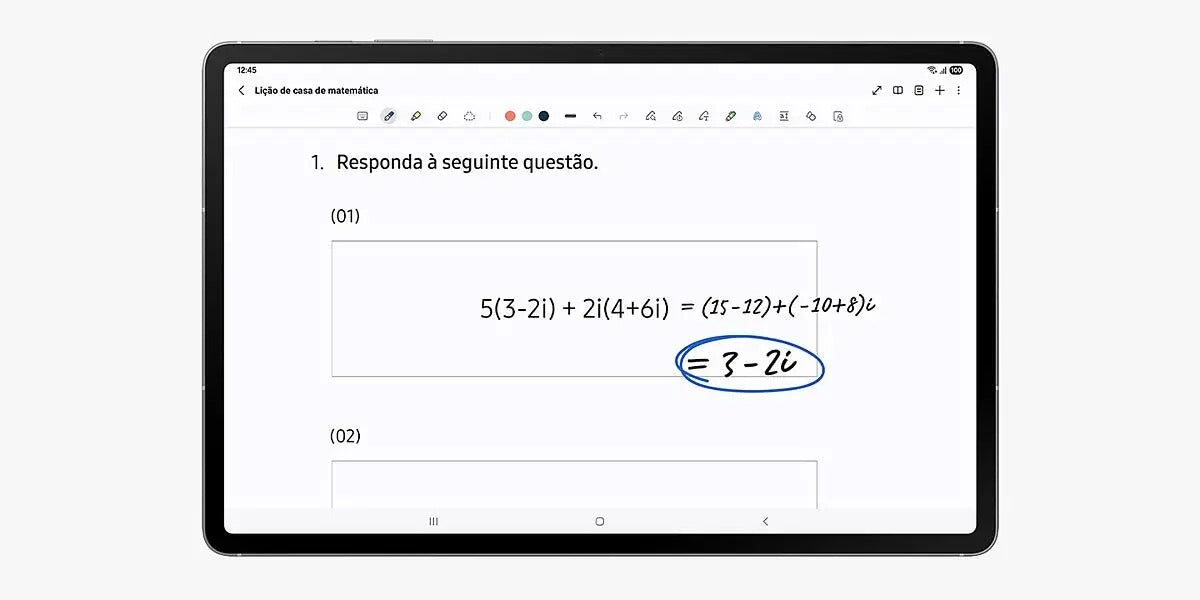 Tablet Samsung Galaxy, S10 FE, 128GB, 8GB RAM, Tela Imersiva 10.9", 90Hz, Wifi 6, IP68, Android 15 - SM-X520NZSDZTO