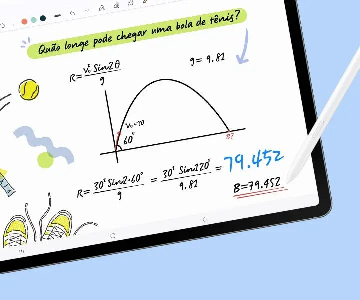 Tablet Samsung Galaxy, S10 FE, 128GB, 8GB RAM, Tela Imersiva 10.9", 90Hz, Wifi 6, IP68, Android 15 - SM-X520NZSDZTO