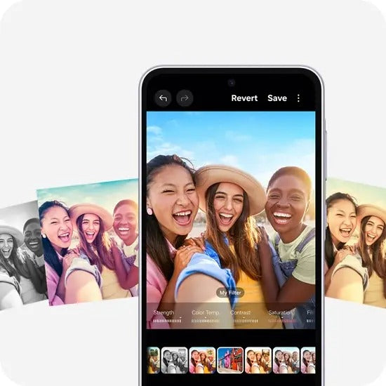 Celular Samsung Galaxy A36 5G 128GB, 6GB RAM, Câmera 50MP, IP67, Super AMOLED 6.7", Recursos AI Branco