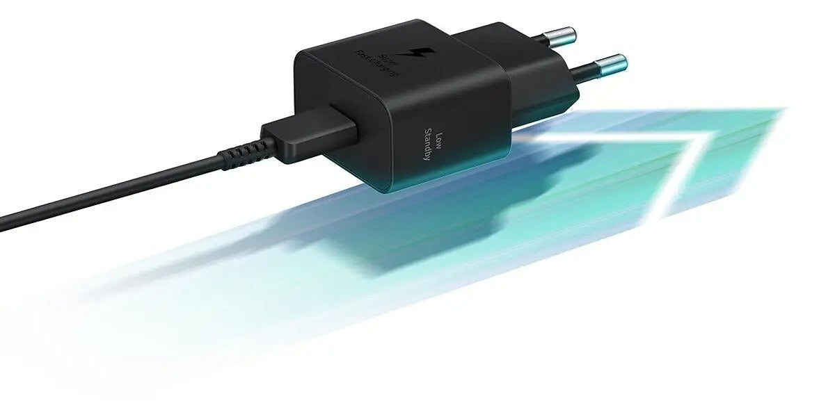 Carregador de parede Super Fast Charging 25W Sem Cabo Preto - Samsung