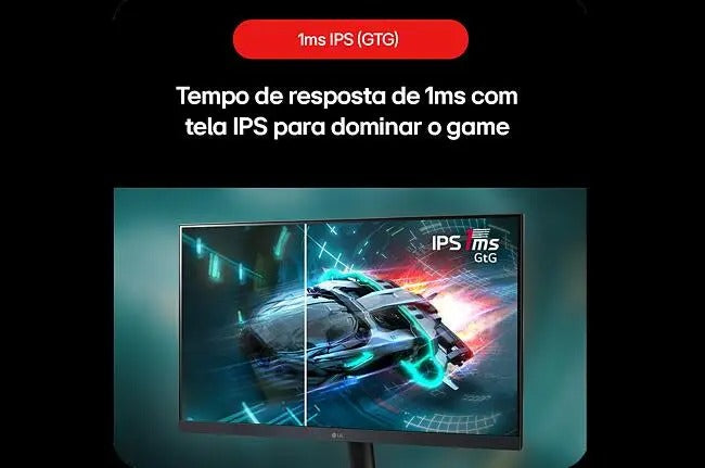 Monitor Gamer LG UltraGear 24" 180Hz 1ms - 24GS60F-B.AWZM