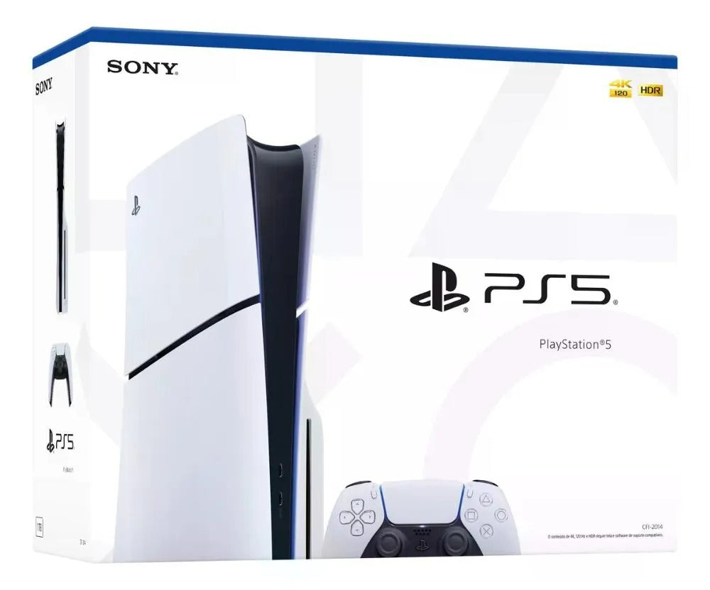 Console Playstation 5 Sony, Slim, SSD 1TB, Edição Disk