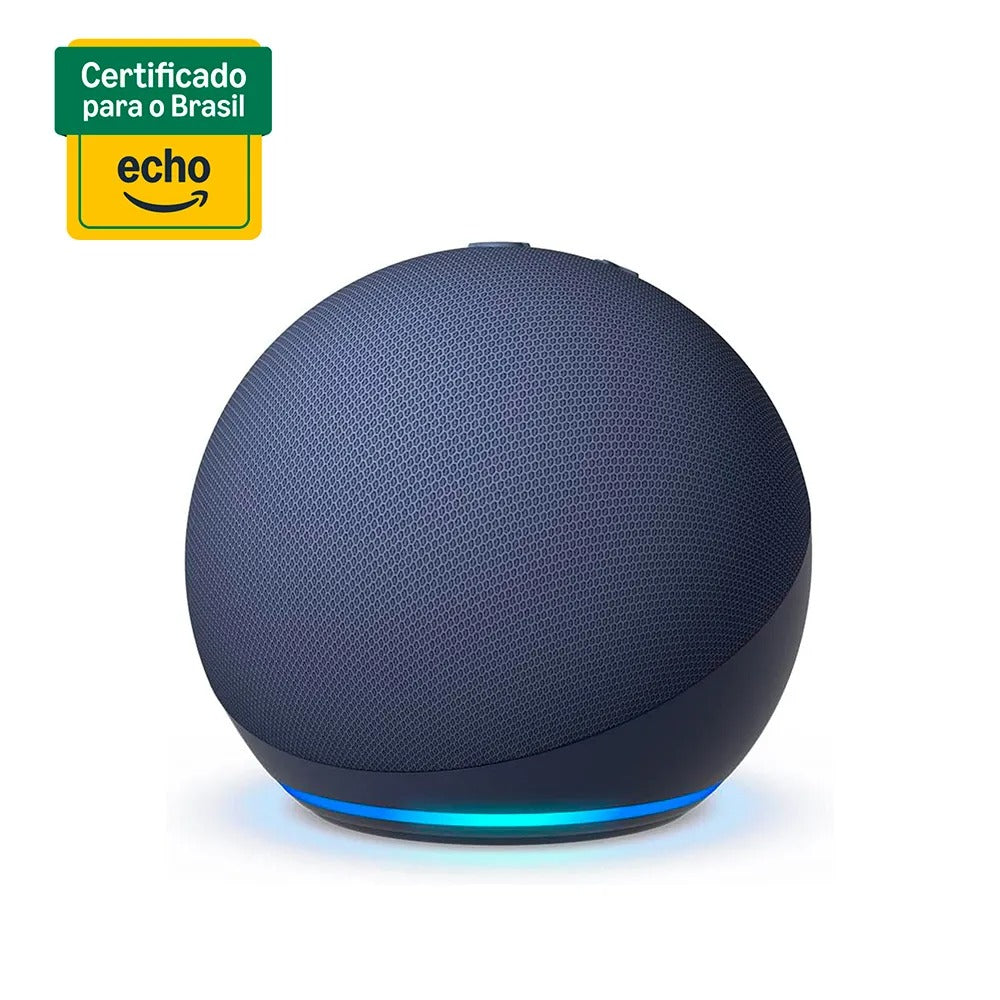 Echo Dot (5ª geração) Smart Speaker com Alexa Amazon Azul