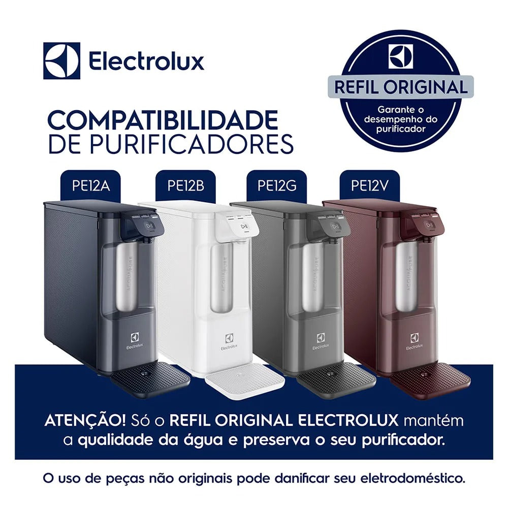 Filtro Purificador PE12 em Polipropileno Branco - Electrolux - 41044050