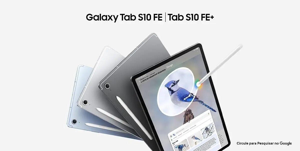 Tablet Samsung Galaxy, S10 FE, 128GB, 8GB RAM, Tela Imersiva 10.9", 90Hz, Wifi 6, IP68, Android 15 - SM-X520NZSDZTO