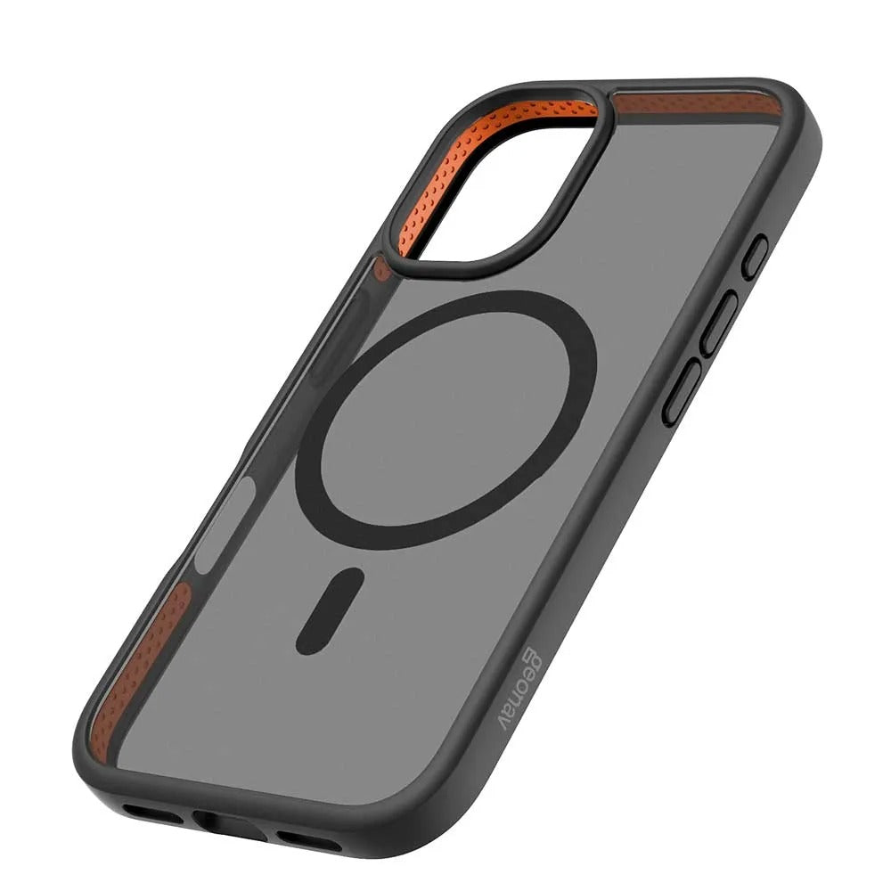 Capa para iPhone 16 Impact Pro em TPU e Policarbonato Preta - Geonav - IPI16BK